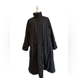 Mycra Pac style Reversible Hood Packable Coat black M/L